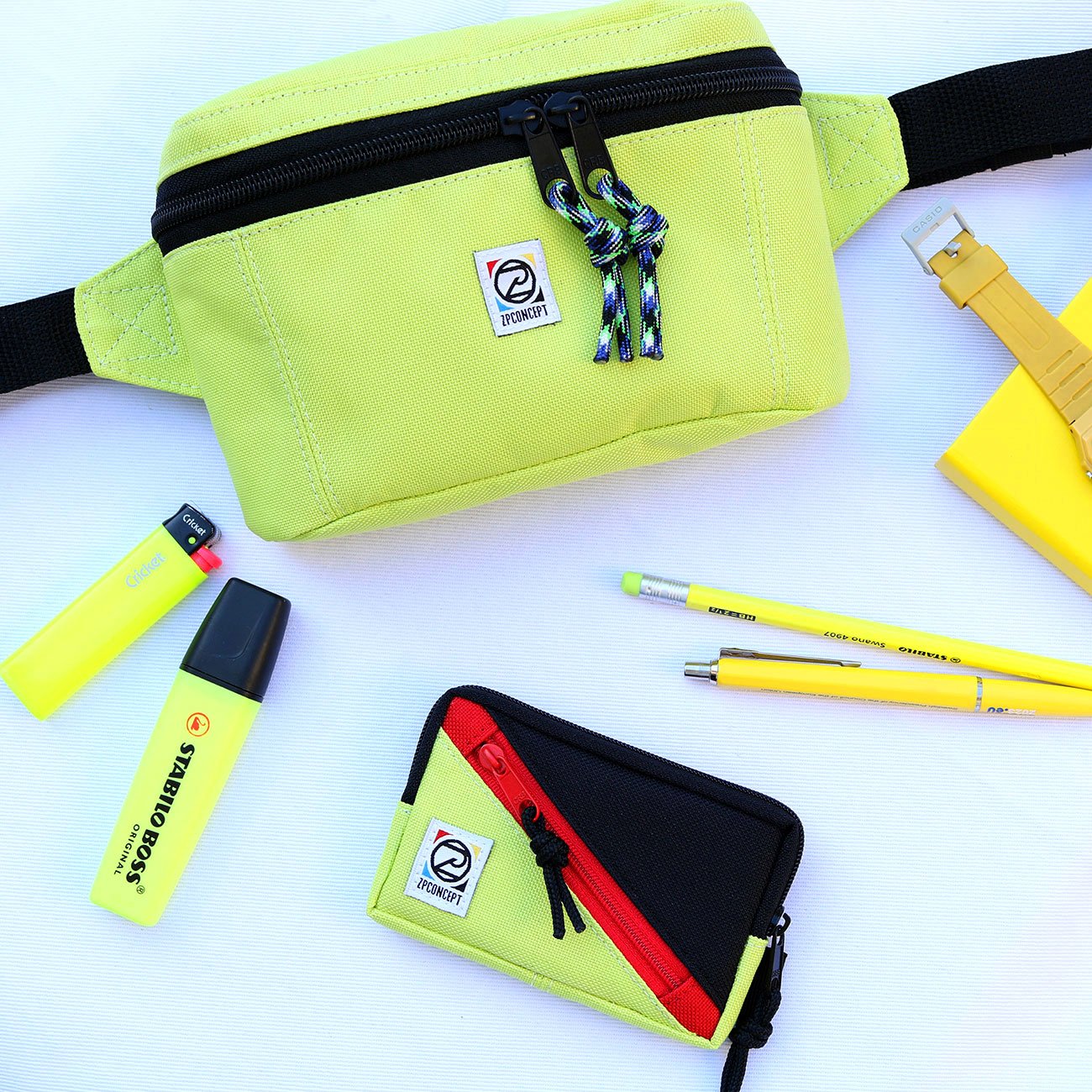 Mini Hip Pack Lime övtáska