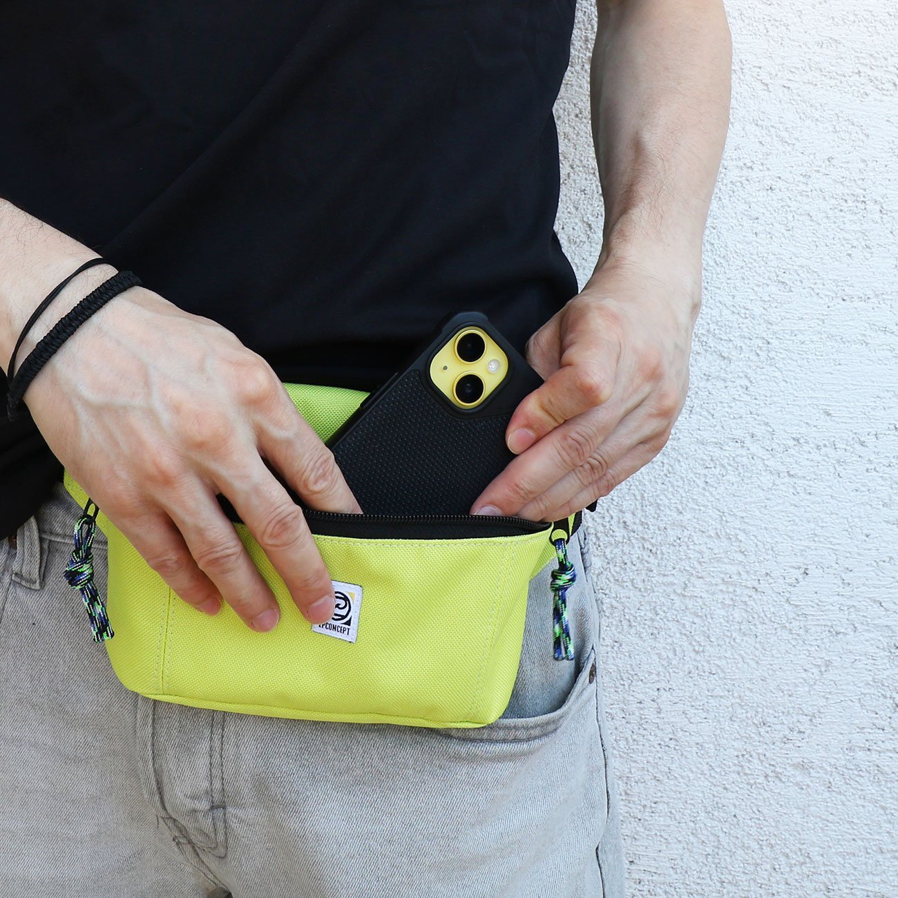 Mini Hip Pack Lime övtáska