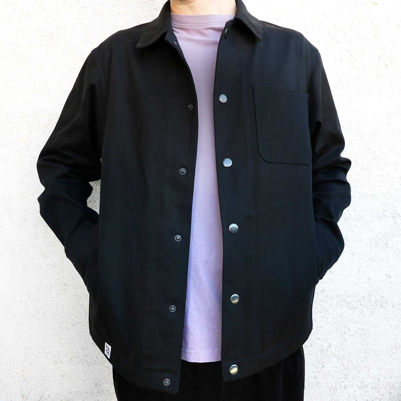 Utility Jacket - fekete