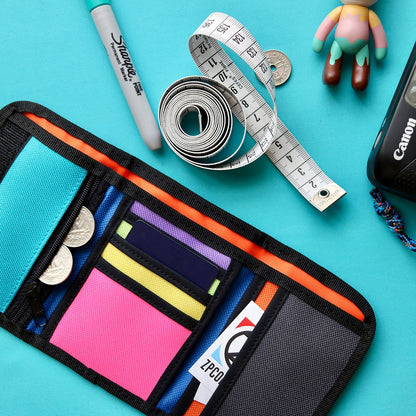 Velcro Wallet yellow pénztárca